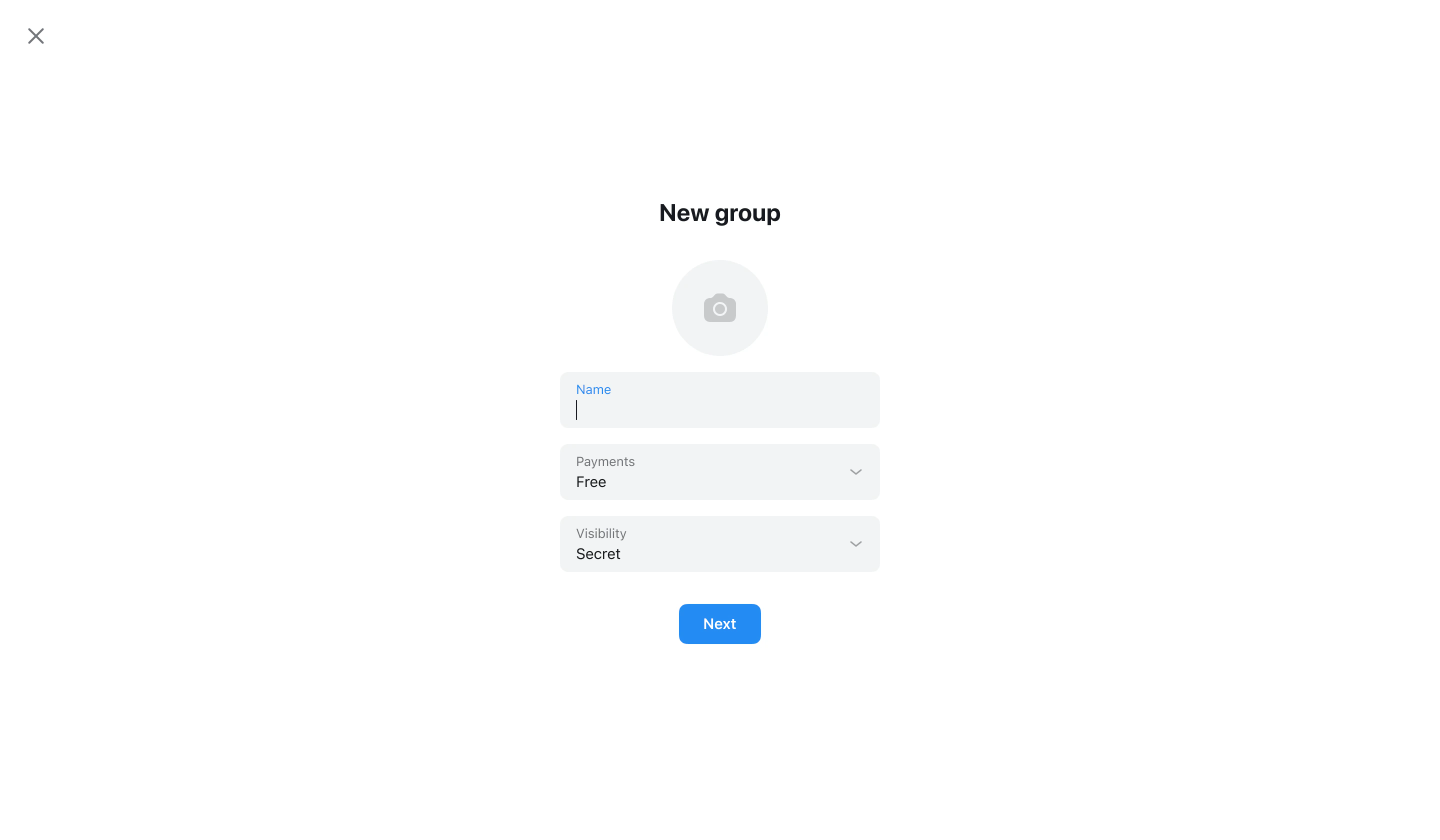 New group.